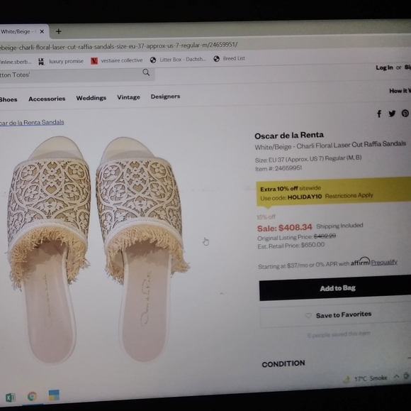 Oscar De La Renta Flats - Picture 9 of 9